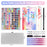 100 Professional Watercolor Paint Set，Water Color Paints with 54 Premium Colors+10 Fluorescent Colors+36 Metallic Colors+2 Water Brushes+1 Fineliner+1 Sketching pencil,Portable Travel Watercolor Set for Artists Adults Kids
