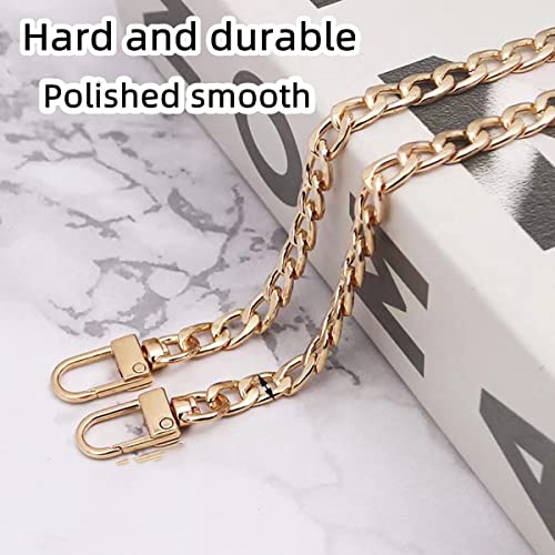 Purse Chain Strap, 4Pack 7.8 Inch Golden Shoulder Bag Strap Chain Extender Handbags Replacement Accessories for Wallet Clutch Satchel Shoulder Crossbody Bag (7.8 inch Gold)