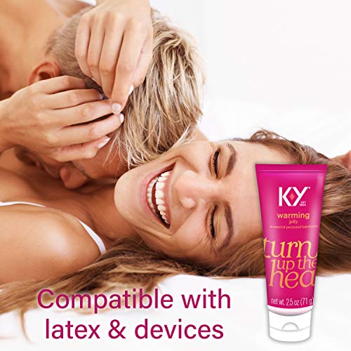 K-Y Warming Jelly Personal Lube- Personal Lubricant Safe To Use With Latex Condoms, Devices, Sex Toys and Vibrators, 2.5 oz.