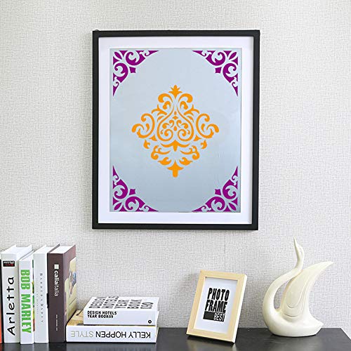 Mandala Reusable Stencil Set of 16 (6x6 inch) Painting Stencil, Laser Cut Painting Template for DIY Decor, Painting on Wood, Airbrush, Rocks and Walls Art