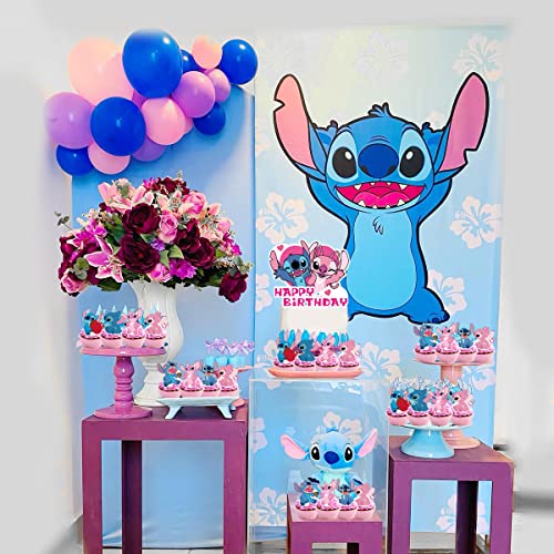 25pc Pink Lilo and Stitch Cake Toppers, Girl Lilo and Stitch Birthday —  Pigalata