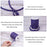PH PandaHall 18 Yards Purple Silk Rope 5mm Twisted Cord Trim 3-Ply Twisted Cord Rope Nylon Crafting Cord Trim Thread String for DIY Craft Making Home Christmas Decoration Upholstery Curtain Tieback