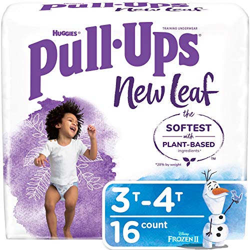 Pull-Ups New Leaf Boys' Disney Frozen Potty Training Pants Training Underwear, 3T-4T, 16 Ct