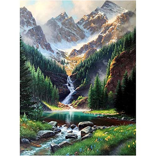 KTHOFCY 5D DIY Diamond Painting Kits for Adults Kids Summer Scenery Full Drill Embroidery Cross Stitch Crystal Rhinestone Paintings Pictures Arts Wall Decor Painting Dots Kits 15.7X11.8 in