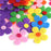 Coopay 240 Pieces Felt Flowers Fabric Flower Embellishments Assorted Colors for DIY Crafts