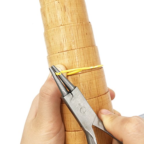 NIUPIKA Wooden Step Bracelet Mandrel Sizer Adjust Bangle Sizing Wire Wrapping Tool Jewelry Making Tools