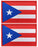 QQSD Puerto Rico Flag Patch Puerto Rican Tactical Patch - Hook and Loop Fastener, 2 Pack