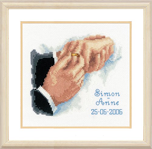 Vervaco Counted Cross Stitch Kit with This Ring 7.6" x 6.4"