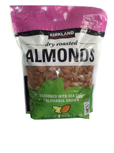 Kirkland Signature California Dry Roasted Almonds with Sea Salt 2.5 lb. Home Grocery Product