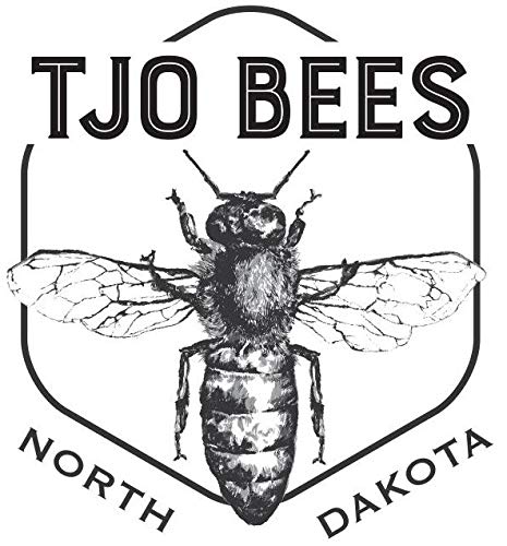 TJO Bees Raw and Unfiltered Honey (5 LB (80 OZ) Jar)