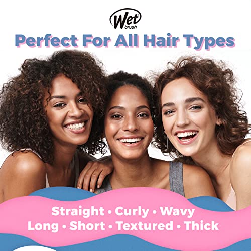 Wet Brush Go Green Tea Tree Oil Infused Treatment Comb - Wide Tooth Hair Detangler with WaveTooth Design that Gently and Glides Through Tangles - No Split Ends and No Damage
