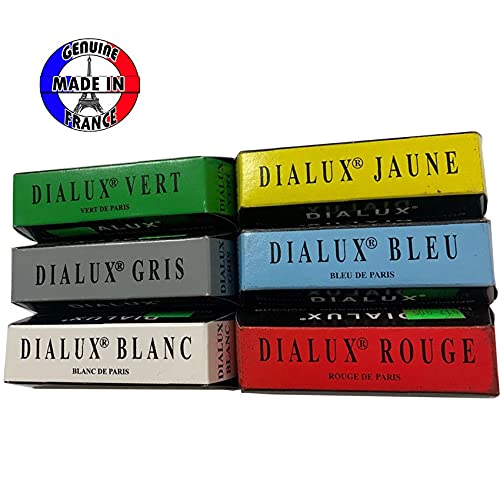 Dialux Jewelry Polishing Compound 6 Bars Jewelers Rouge Polish Jewelry & Metals