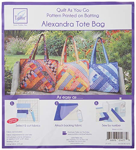 June Tailor Quilt As You Go Alexandra Tote Bag