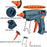 60/100W Hot Glue Gun Full Size with Carry Bag and 28 Pcs Hot Glue Sticks, Dual Power High Temp Melt Glue Gun Kit for DIY Arts Craft Projects, Home Quick Repairs