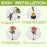 3 Pieces Flower Holder Round Flower Arranger Flower Fixed Tools Japanese Flower Holder Floral Arrangement Pin Holder for Flower Arrangement, Plant Fixation (Gold, 0.91 Inch, 1.02 Inch, 1.3 Inch)