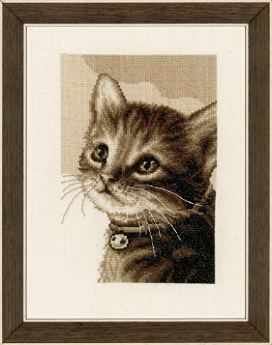 Vervaco Counted Cross Stitch Kit: Kitten, 24 x 31cm, N