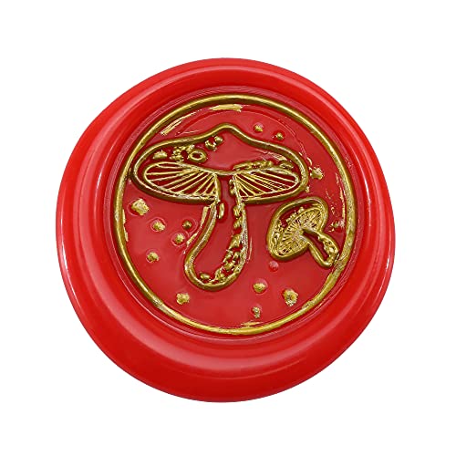 Mushroom Wax Seal Stamp, Yoption Vintage Sealing Stamp for Wedding Invitations, Scrapbooks, Gift Wrapping Boxes or Other DIY Project