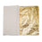 Bememo 100 Sheets Imitation Gold Leaf for Arts, Gilding Crafting, Decoration, 5.5 by 5.5 Inches