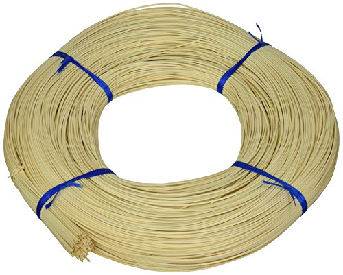 Commonwealth Basket Round Reed #1 1-1/2mm 1-Pound Coil, Approximately, 1600-Feet