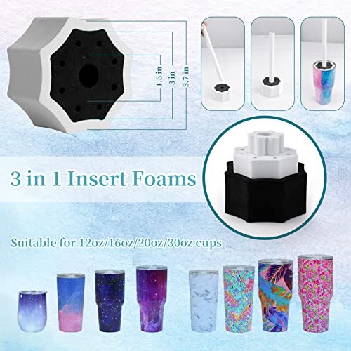 Multi Cup Turner for Tumblers,4X Cup Spinner for Tumblers with 4 ON/Off Switch for Epoxy Resin Tumblers Creating Craft…