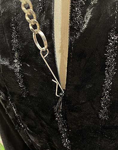 Zipper Helper for Dress and Boots, Zipper Puller Zip with Hook and Clip for Almost All Zipper Types, Zip up Dress by Yourself (Gold 1)