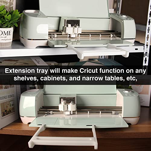 LOPASA Extension Tray Compatible with Cricut Explore Air 2 and Explore 3, Cricut Accessories for Mats Holder, Cricut Tray Extender, Suitable for 12x12 & 12x24 Grip Cutting Mat (Explore Series Machine Only)