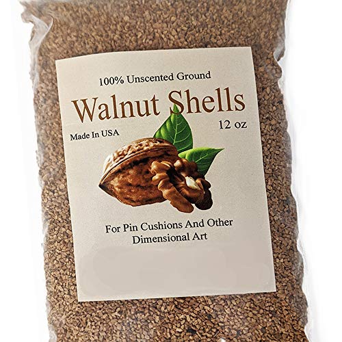 Generic Crushed Walnut Shells and Emery Bundle for Pin Cushions and Dimensional Crafts