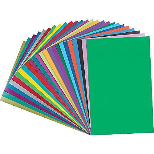 Creativity Street Specialty Craft Paper P0057650, 25 Assorted Colors, 12" x 18", 100 Sheets