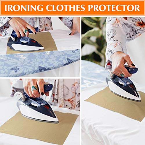 Teflon Sheet for Heat Press, 15 Pack Selizo Heat Transfer Cover Paper Heat Resistant Transfer Protector Sheets for Cricut Iron HTV Vinyl, Sublimation, Baking and Craft