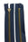 AMORNPHAN 6 pcs 7 Inch Metal Zippers Closed End #5 Navy Blue Tape Antique Brass Teeth Spring Lock Slider Heavy Duty for Jeans Denim Pockets Clothes Crafts Sewing (7")