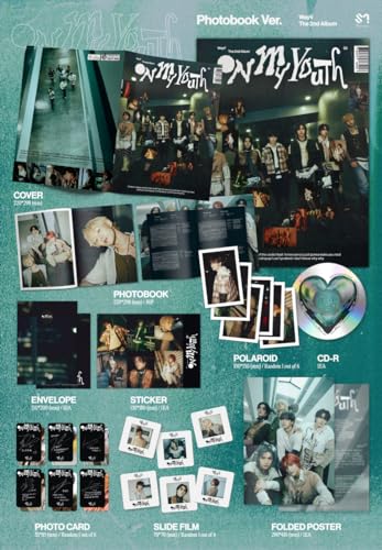 WayV On My Youth 2nd Album Contents+Photocard+Tracking Sealed (PHOTOBOOK Version)