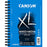 Canson XL Series Mix Paper Pad, Heavyweight, Fine Texture, Heavy Sizing for Wet or Dry Media, Side Wire Bound, 98 Pound, 5.5 x 8.5 in, 60 Sheets, 5.5"X8.5"