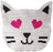 ESH7 Cat Reversible Change Color Sequins Patches for Clothes Bag T-shirt Embroidery Reversible Sequin Sweet Cat Patch