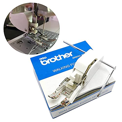 LNKA Sewing Machine Presser Feet Walking Foot for Brother Open Toe Even Feed SA188 W/Guide F033N F033 XC2214002