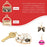 BigOtters 38PCS Assorted Mini Gold Plated Enamel Charm Set, 18PCS Women Makeup Fashion Charms Pendant Lipstick Perfume Fashion Style Charm Pendant with 20PCS Golden Ear Hooks in Jewelry Making