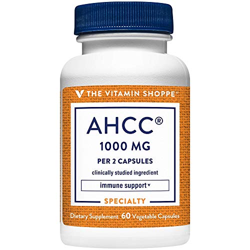 The Vitamin Shoppe AHCC - 500 MG - for Immune Support (60 Veggie Capsules)