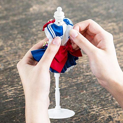 SUPVOX 10pcs Doll Dress Form Mini Mannequin Stand Dress Form Cloth Gown Clothing Clothes Gown Display Mini Mannequin Model Stand for Doll Display Holder Toy