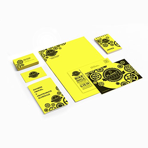 Neenah Astrobrights Colored Cardstock, 8.5” x 11”, 65 lb/176 GSM, Lift-Off Lemon, 250 Sheets (21021)