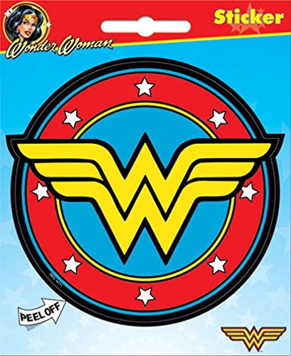 Ata-Boy DC Wonder Woman Stickers, WW Logo Sticker Anime/Movie Stickers - DC Wonder Woman Gifts & Merchandise