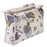 Zerodis Woven Storage Bag with Handle Fabric Exquisite Practical Wood for Knitting Needles Sewing Tools(Blue Flower)