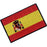 EmbTao Spain Flag Embroidered Patch Spanish Iron On Sew On National Emblem