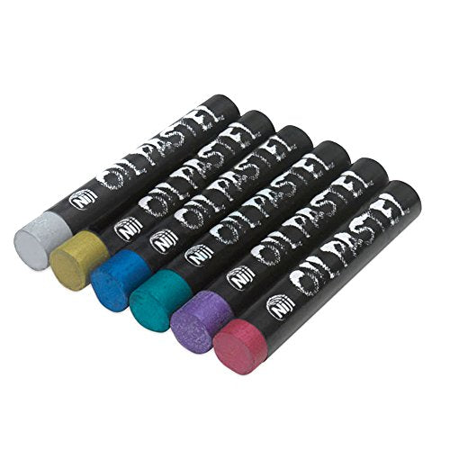 Yasutomo Niji Oil Pastel Set Metallic 6 Colors