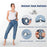 8PCS Jean Buttons No Sew Instant Buttons for Jeans 17mm Detachable Reusable Replacement Jean Button Pins