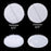 JANYUN Self Adhesive Dots,3/4" (20mm) 0.79inch Diameter White Sticky Back Coins Hook and Loop Dots Circle Dots Stickers Tapes Tapes for Classroom Home Office(300)