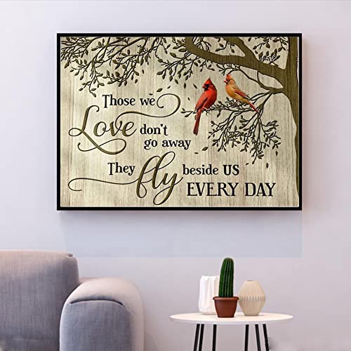 BOHADIY Diamond Painting Kits for Adults Cardinal Love Birds 5D Diamond Art Kits for Adults, Large Size 16x20 Inch DIY Full Drill Paintings with Diamonds Gem Art Crafts for Home Wall Decor