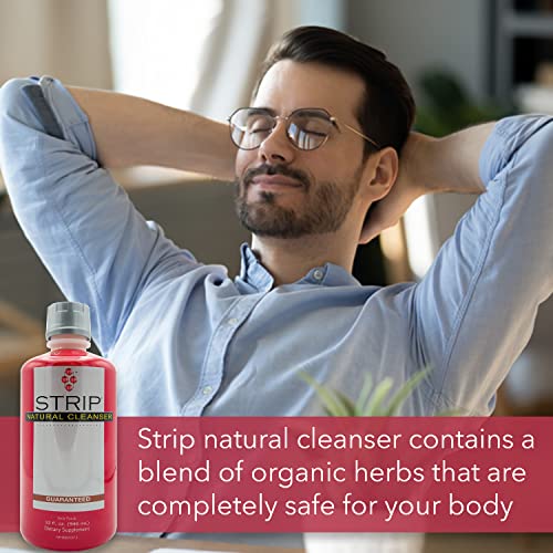 Strip Detox Drink, Extra Strength Cleansing - Potent Deep System Cleanser Fruit Punch Flavor (32 oz)