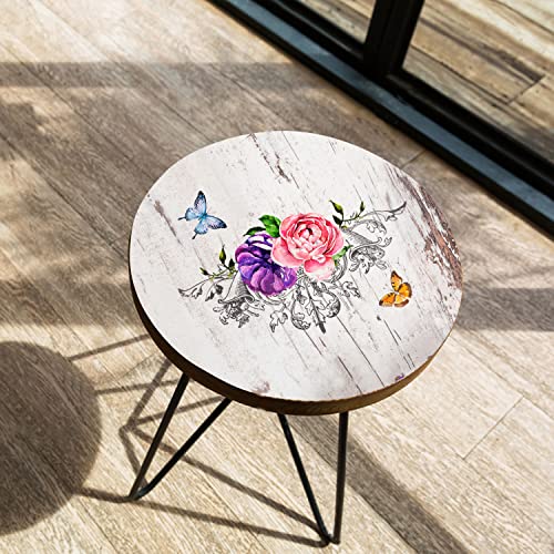 GSS Designs Vintage Roses Rub on Transfers for Furniture and Crafts 2 Sheets 12x16 Inch Flowers Dry Rub On Transfers Stickers for Furniture DIY Crafts Scrapbook Decor