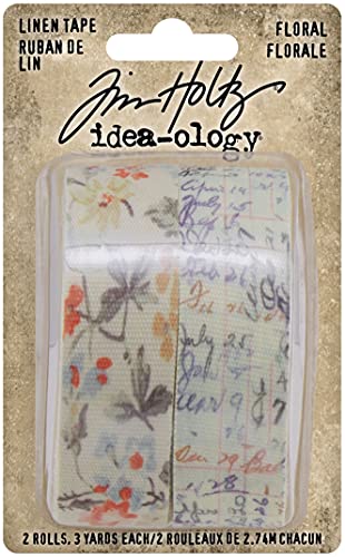 Tim Holtz Linen Tape Floral Craft and Hobby, 2