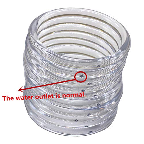 Model Worker 10PCS Round Handles Replacement for Handmade Bag Handbags Purse Handles (Transparent)