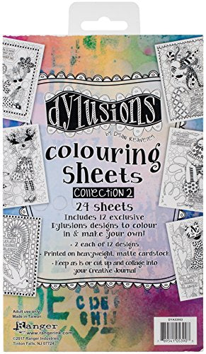 Ranger Collection 2 Dylusions Colouring Sheets 2